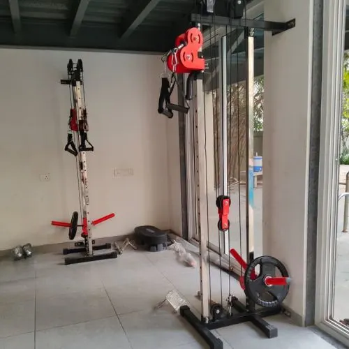 Wall Mounted Cable Machine – Dual Cable Station-5 Angle