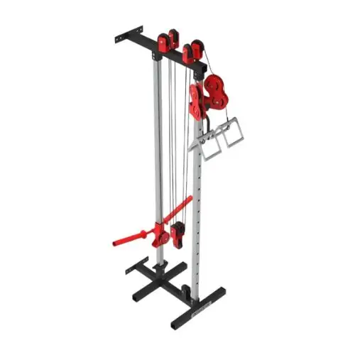 Wall mounted cable machine